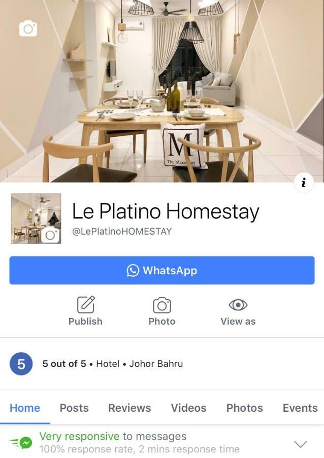 Johor Bahru Paradigm Leplatino Homestay Экстерьер фото