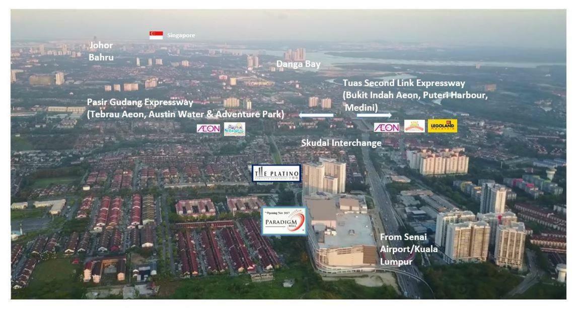 Johor Bahru Paradigm Leplatino Homestay Экстерьер фото